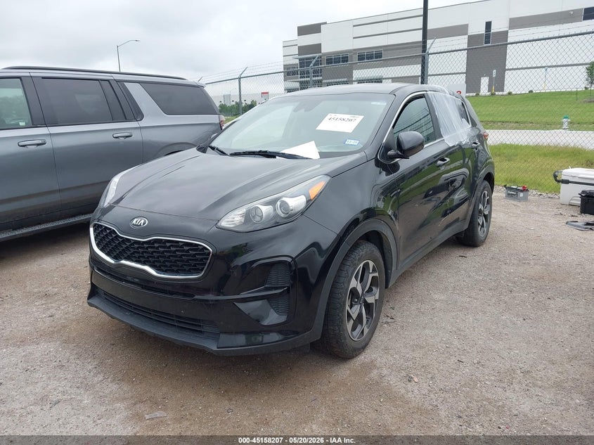 2021 Kia Sportage VIN KNDPM3ACXM7926822 IAAI salvage auction — THEFT, Salvage (Texas), sold $3,250 on 2026-07-29 (photo 2)