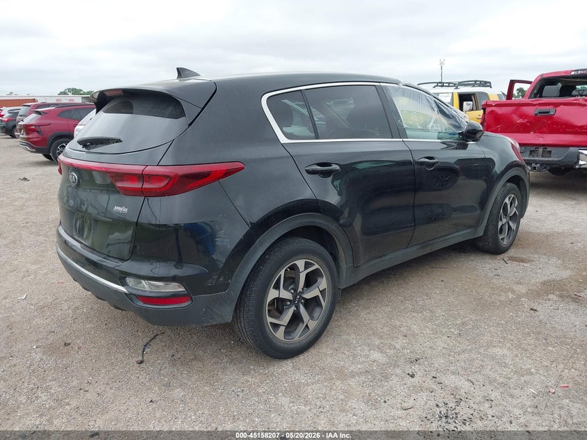 2021 Kia Sportage VIN KNDPM3ACXM7926822 IAAI salvage auction — THEFT, Salvage (Texas), sold $3,250 on 2026-07-29 (photo 4)