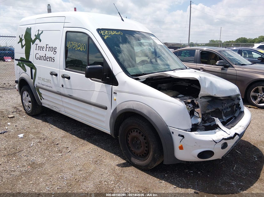 2011 Ford Transit connect VIN NM0LS7DN1BT070367 IAAI salvage auction — FRONT END, Clear (Indiana), sold $275 on 2026-07-22 (photo 1)