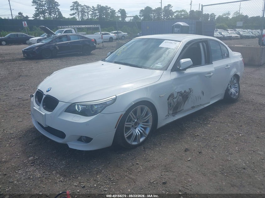 2010 BMW 5er VIN WBANW5C58ACT56962 IAAI salvage auction — SIDE, Salvage (Idaho), sold $775 on 2026-07-28 (photo 2)