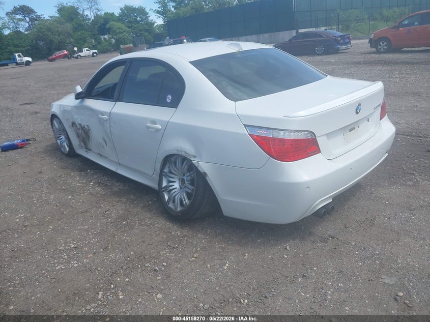 2010 BMW 5er VIN WBANW5C58ACT56962 IAAI salvage auction — SIDE, Salvage (Idaho), sold $775 on 2026-07-28 (photo 3)