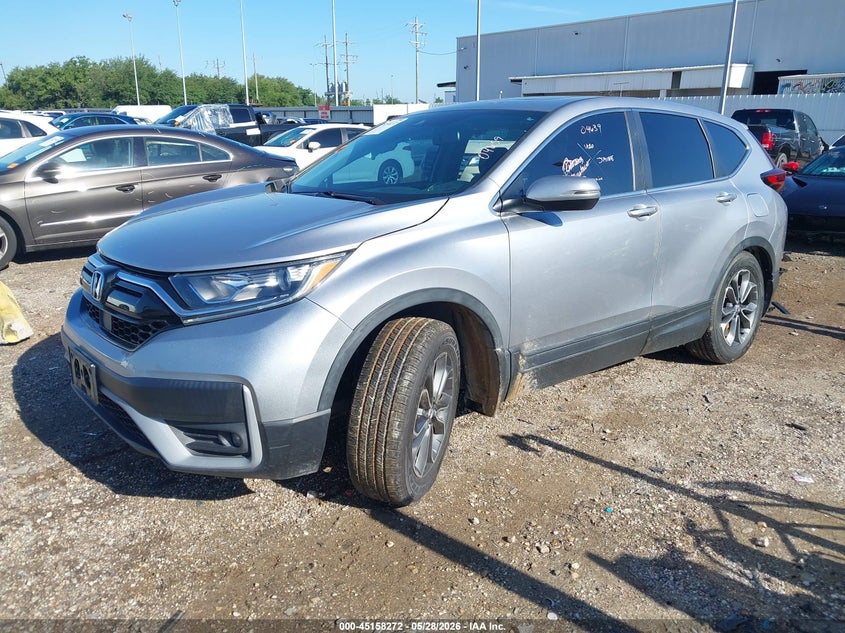 2022 Honda Cr-v VIN 7FARW1H80NE007498 IAAI salvage auction — RIGHT SIDE, Salvage Title, sold $9,700 on 2026-07-30 (photo 2)