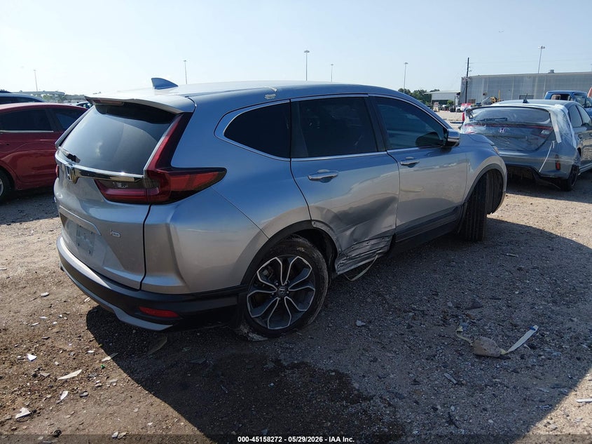 2022 Honda Cr-v VIN 7FARW1H80NE007498 IAAI salvage auction — RIGHT SIDE, Salvage Title, sold $9,700 on 2026-07-30 (photo 4)