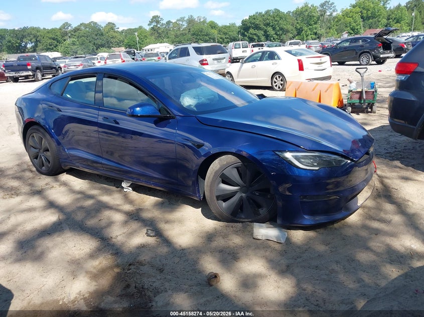 2024 Tesla Model s VIN 5YJSA1E52RF537273 IAAI salvage auction — LEFT FRONT, Salvage (South Carolina), sold $15,100 on 2026-07-14 (photo 1)