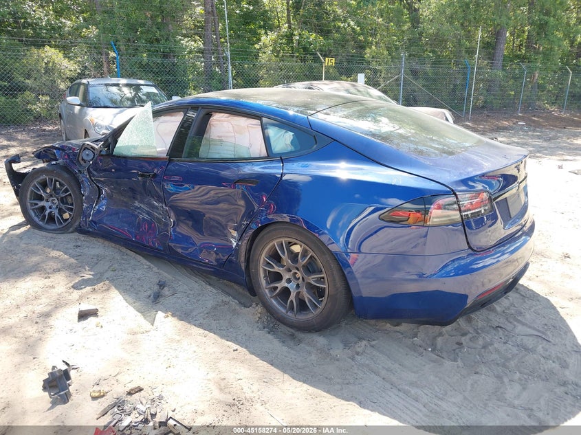 2024 Tesla Model s VIN 5YJSA1E52RF537273 IAAI salvage auction — LEFT FRONT, Salvage (South Carolina), sold $15,100 on 2026-07-14 (photo 3)