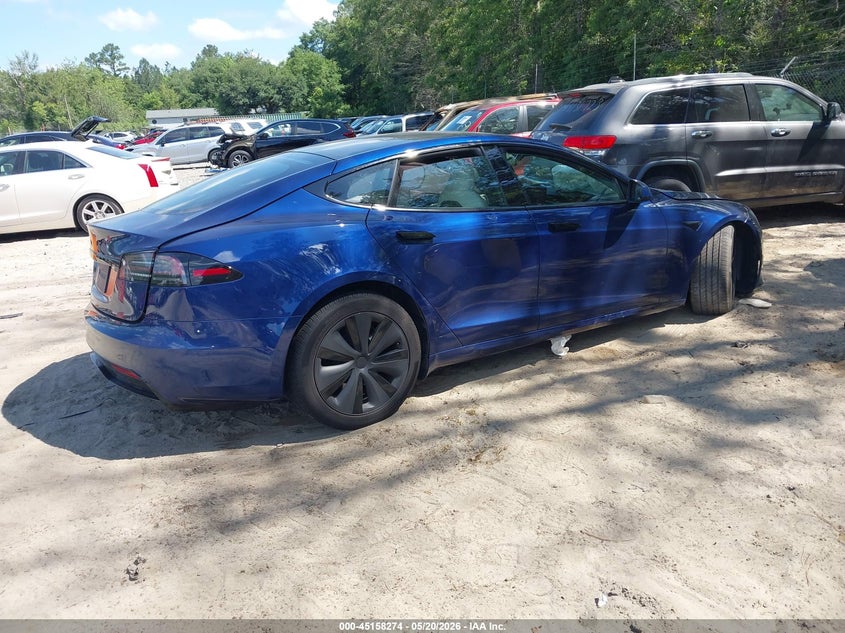 2024 Tesla Model s VIN 5YJSA1E52RF537273 IAAI salvage auction — LEFT FRONT, Salvage (South Carolina), sold $15,100 on 2026-07-14 (photo 4)