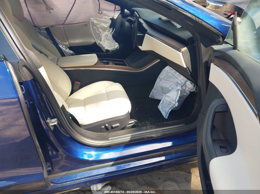 2024 Tesla Model s VIN 5YJSA1E52RF537273 IAAI salvage auction — LEFT FRONT, Salvage (South Carolina), sold $15,100 on 2026-07-14 (photo 5)