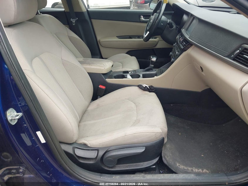 2016 Kia Optima VIN 5XXGT4L15GG009304 IAAI salvage auction — FRONT & REAR, Salvage (Rhode Island), sold $800 on 2026-07-07 (photo 5)