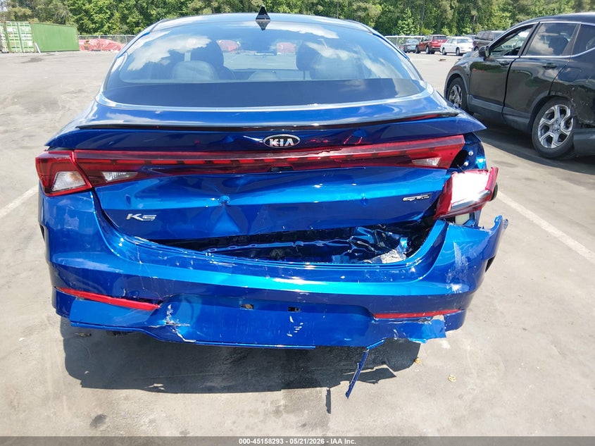 2021 Kia K5 VIN 5XXG64J28MG057796 IAAI salvage auction — REAR END, Salvage (North Carolina), sold $5,200 on 2026-07-22 (photo 6)