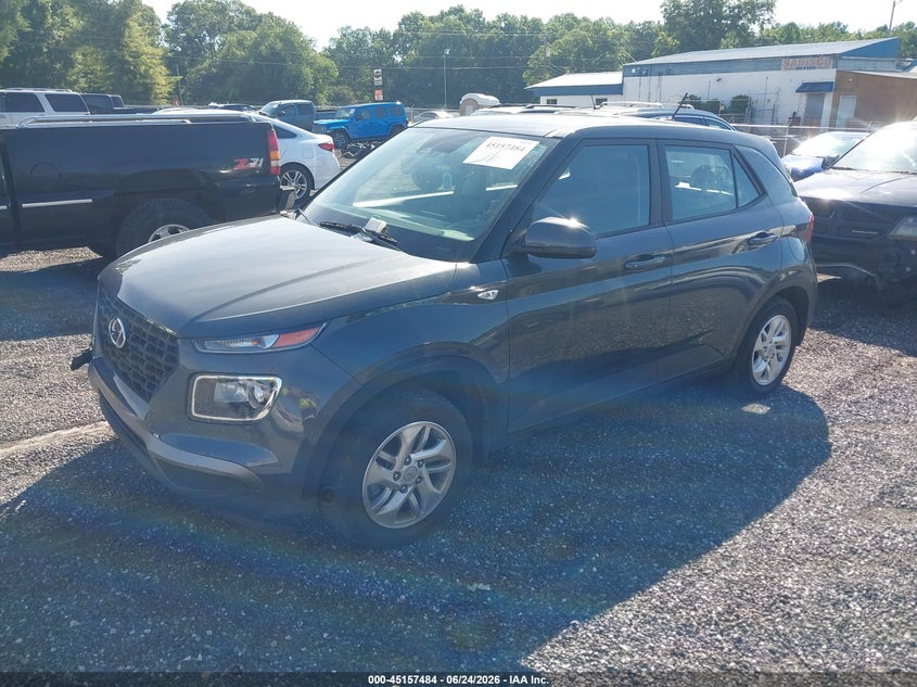 2026 Hyundai Venue VIN KMHRB8A38TU427377 IAAI salvage auction — FRONT & REAR, Salvage (South Carolina), sold $6,275 on 2026-07-28 (photo 2)