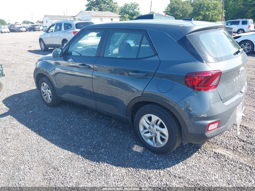 2026 Hyundai Venue VIN KMHRB8A38TU427377 IAAI salvage auction — FRONT & REAR, Salvage (South Carolina), sold $6,275 on 2026-07-28 (photo 3)