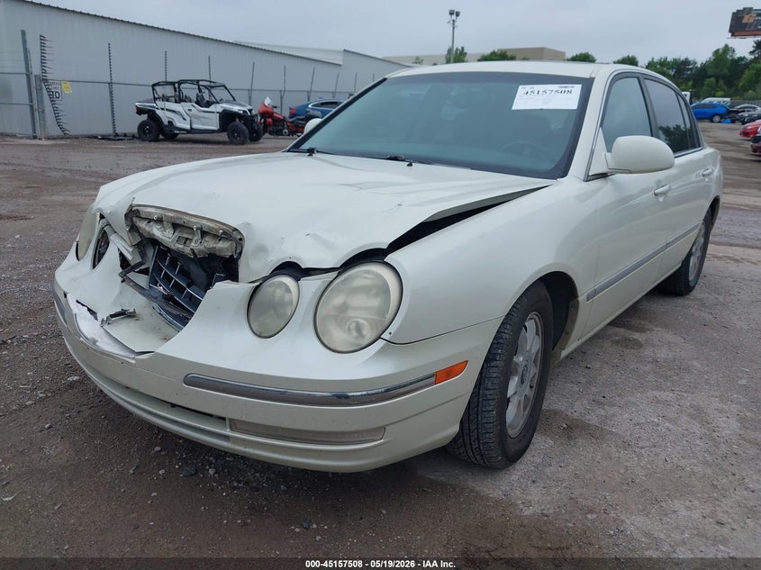 2005 Kia Amanti VIN KNALD124255082201 IAAI salvage auction — FRONT END, Clear (Oklahoma), sold $100 on 2026-07-22 (photo 2)
