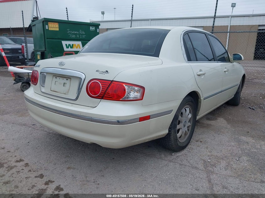 2005 Kia Amanti VIN KNALD124255082201 IAAI salvage auction — FRONT END, Clear (Oklahoma), sold $100 on 2026-07-22 (photo 4)
