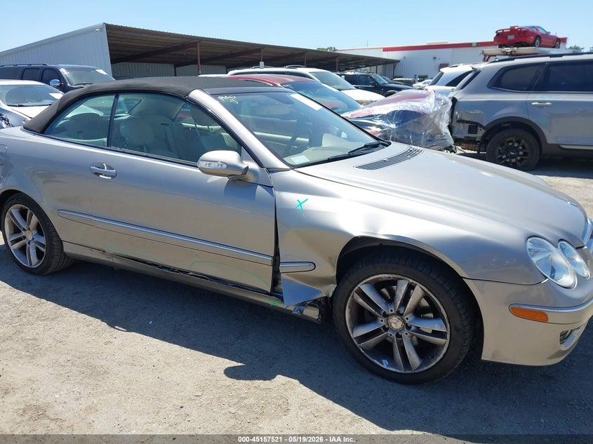 2008 Mercedes-benz Clk-class VIN WDBTK56F48F254186 IAAI salvage auction — RIGHT FRONT, Salvage (California), sold $1,150 on 2026-07-17 (photo 6)