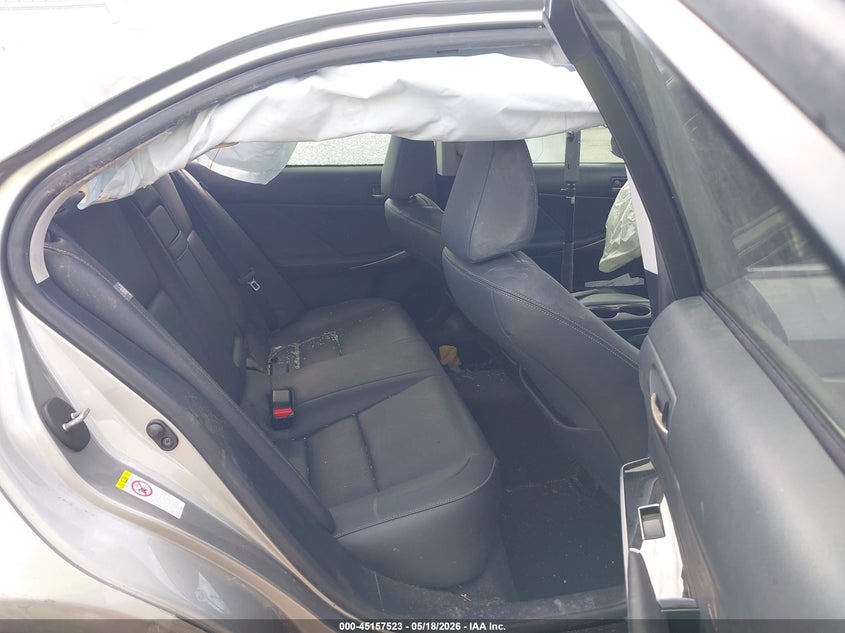 2017 Lexus Is VIN JTHCM1D24H5022602 IAAI salvage auction — FRONT & REAR, Salvage (Massachusetts), sold $650 on 2026-07-24 (photo 8)