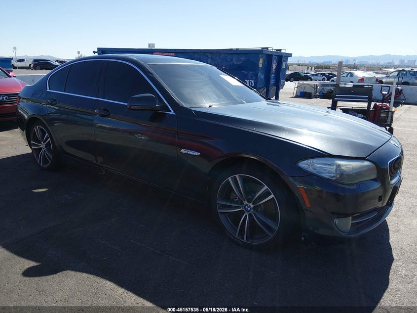 2011 BMW 5 series VIN WBAFR1C54BC738024 IAAI salvage auction — NORMAL WEAR, Salvage (Texas), sold $1,100 on 2026-07-17 (photo 1)
