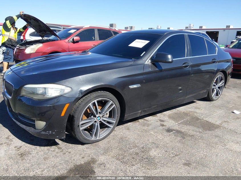 2011 BMW 5 series VIN WBAFR1C54BC738024 IAAI salvage auction — NORMAL WEAR, Salvage (Texas), sold $1,100 on 2026-07-17 (photo 2)