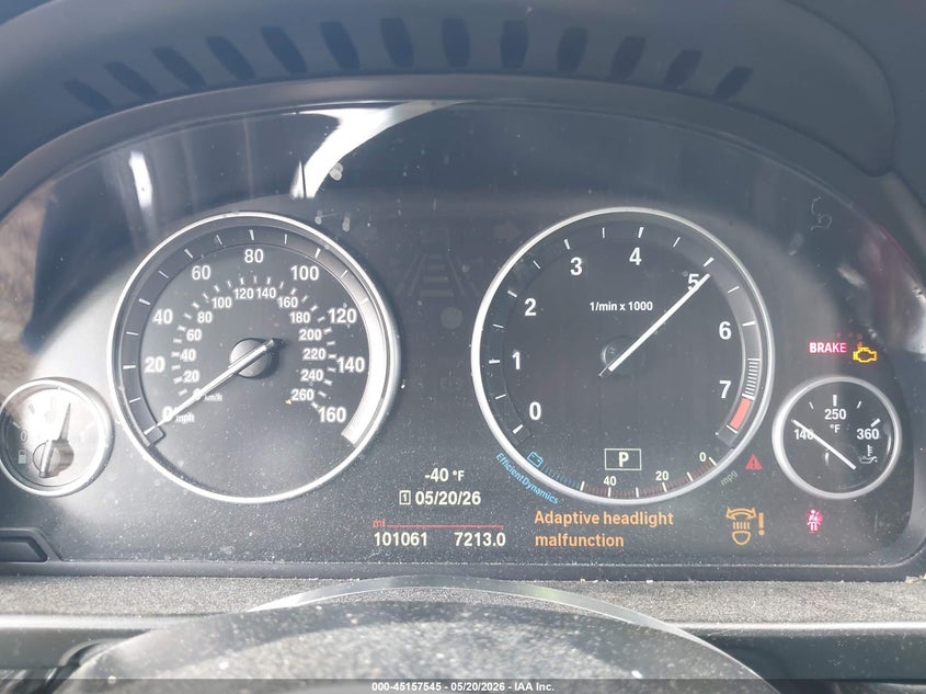 2016 BMW 5er VIN WBA5A5C57GG351834 IAAI salvage auction — FRONT END, Salvage (Georgia), sold $2,000 on 2026-07-24 (photo 7)