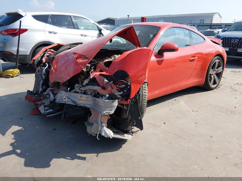 2017 Porsche 911 VIN WP0AA2A92HS107271 IAAI salvage auction — FRONT END, Salvage (Texas), sold $23,500 on 2026-07-14 (photo 2)