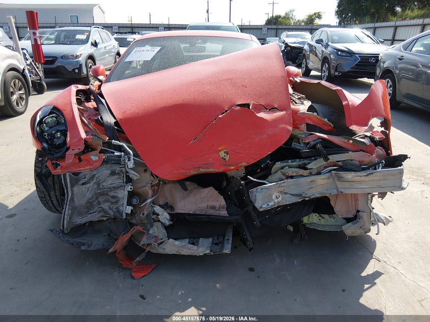 2017 Porsche 911 VIN WP0AA2A92HS107271 IAAI salvage auction — FRONT END, Salvage (Texas), sold $23,500 on 2026-07-14 (photo 6)