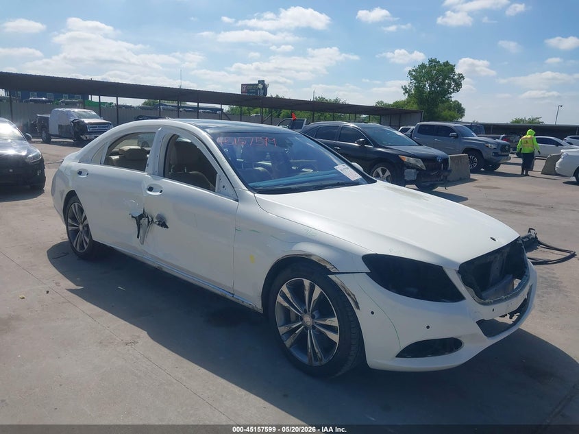 2016 Mercedes-benz S-klasse VIN WDDUG8CB4GA219675 IAAI salvage auction — RIGHT SIDE, Original (Texas), sold $8,650 on 2026-07-22 (photo 1)