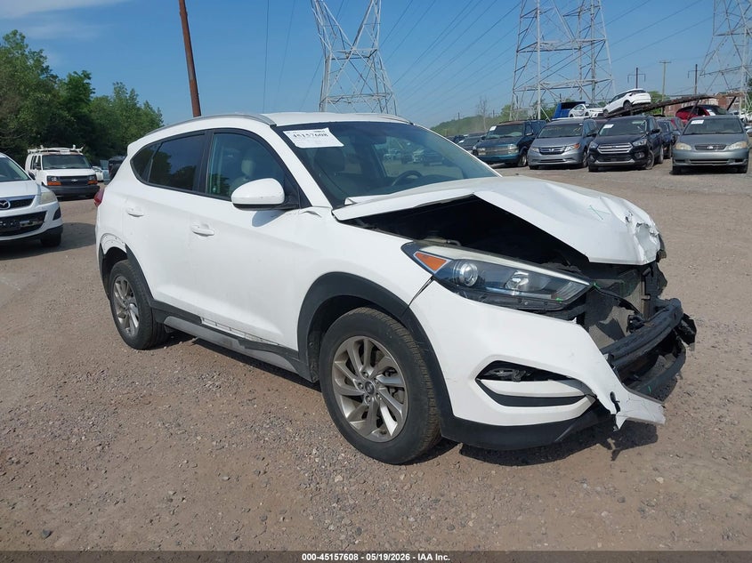 2018 Hyundai Tucson VIN KM8J3CA40JU701500 IAAI salvage auction — FRONT END, Salvage (Pennsylvania), sold $1,600 on 2026-07-31 (photo 1)