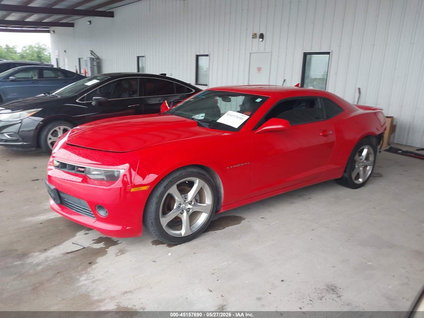 2015 Chevrolet Camaro VIN 2G1FF1E37F9167657 IAAI salvage auction — RIGHT SIDE, Salvage (Texas), sold $2,900 on 2026-07-24 (photo 2)
