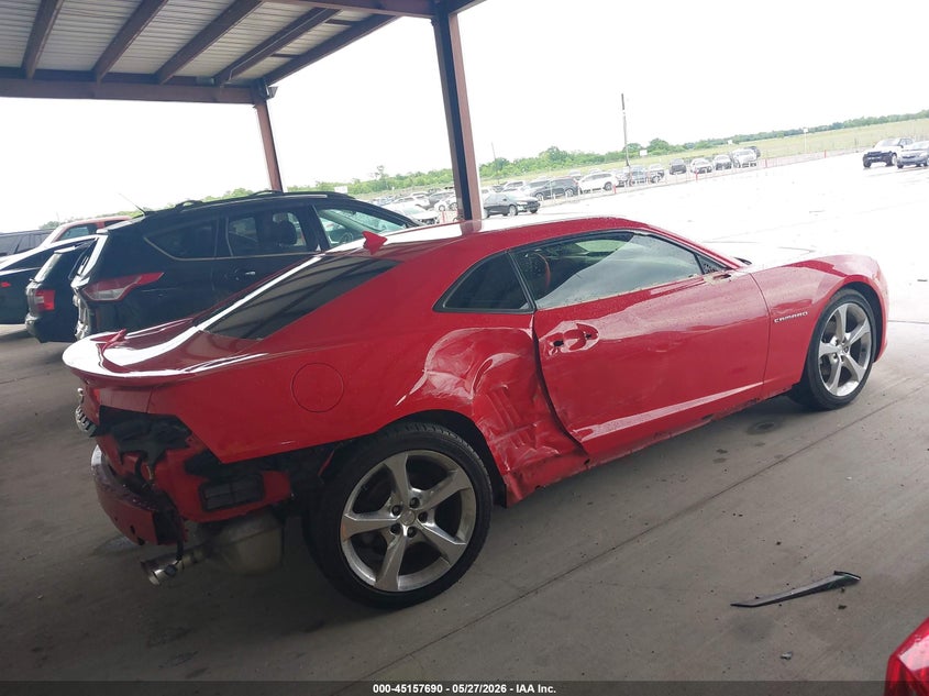 2015 Chevrolet Camaro VIN 2G1FF1E37F9167657 IAAI salvage auction — RIGHT SIDE, Salvage (Texas), sold $2,900 on 2026-07-24 (photo 4)