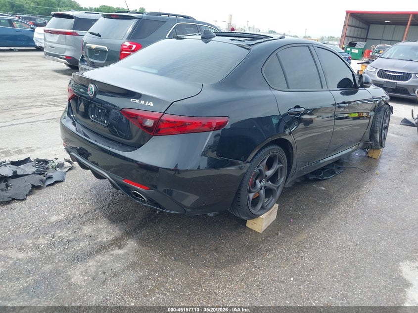 2019 Alfa romeo Giulia VIN ZARFANBN4K7602221 IAAI salvage auction — FRONT END, Salvage Title, sold $825 on 2026-08-17 (photo 4)