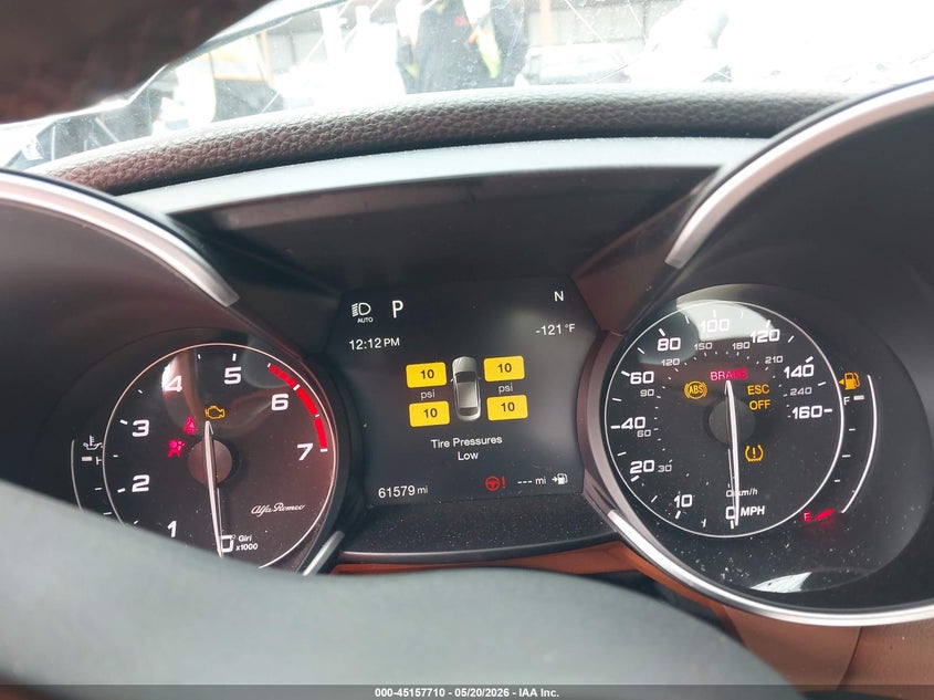 2019 Alfa romeo Giulia VIN ZARFANBN4K7602221 IAAI salvage auction — FRONT END, Salvage Title, sold $825 on 2026-08-17 (photo 7)