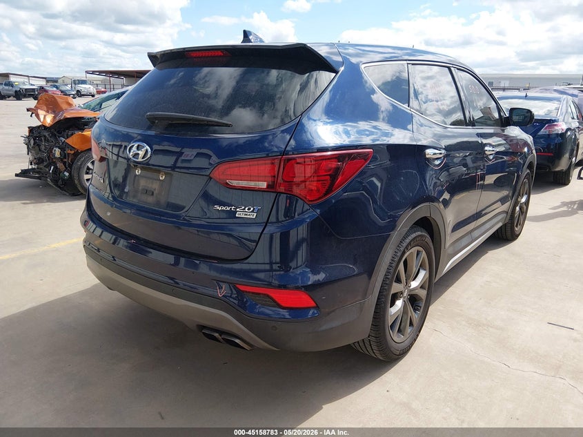 2017 Hyundai Santa fe VIN 5XYZW4LA0HG493301 IAAI salvage auction — ROOF, Original (Texas), sold $6,100 on 2026-07-07 (photo 4)