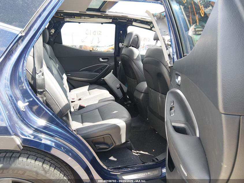 2017 Hyundai Santa fe VIN 5XYZW4LA0HG493301 IAAI salvage auction — ROOF, Original (Texas), sold $6,100 on 2026-07-07 (photo 8)