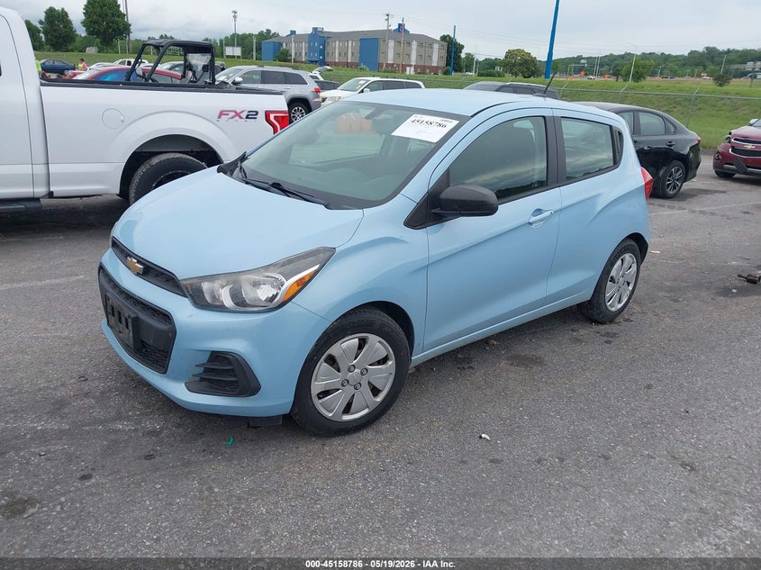 2016 Chevrolet Spark VIN KL8CA6SA8GC561678 IAAI salvage auction — LEFT SIDE, Salvage (Illinois), sold $725 on 2026-07-14 (photo 2)