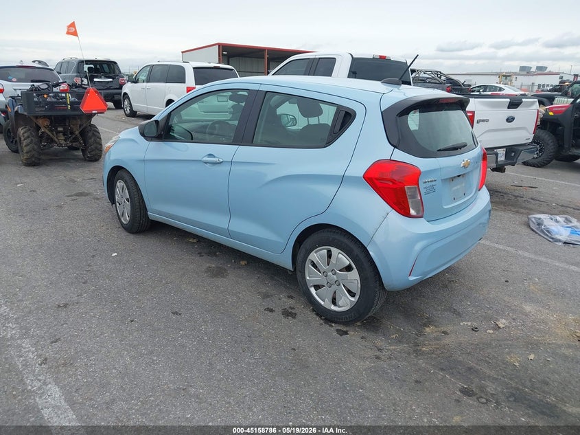 2016 Chevrolet Spark VIN KL8CA6SA8GC561678 IAAI salvage auction — LEFT SIDE, Salvage (Illinois), sold $725 on 2026-07-14 (photo 3)