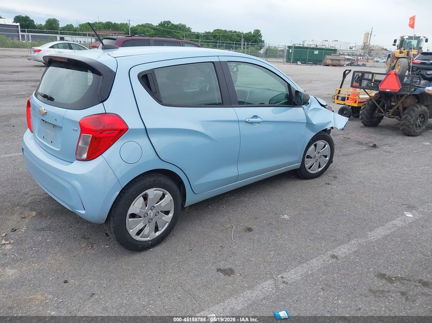 2016 Chevrolet Spark VIN KL8CA6SA8GC561678 IAAI salvage auction — LEFT SIDE, Salvage (Illinois), sold $725 on 2026-07-14 (photo 4)