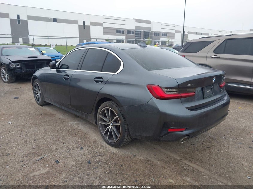 2022 BMW 3er VIN 3MW5R7J02N8C31916 IAAI salvage auction — HAIL, Original (Texas), sold $12,200 on 2026-08-25 (photo 3)