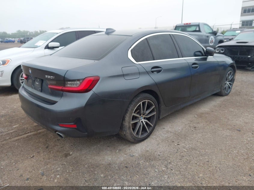 2022 BMW 3er VIN 3MW5R7J02N8C31916 IAAI salvage auction — HAIL, Original (Texas), sold $12,200 on 2026-08-25 (photo 4)