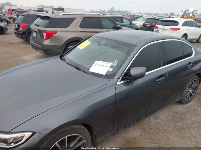 2022 BMW 3er VIN 3MW5R7J02N8C31916 IAAI salvage auction — HAIL, Original (Texas), sold $12,200 on 2026-08-25 (photo 6)