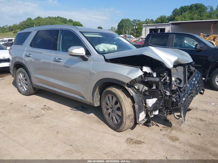 2023 Hyundai Palisade VIN KM8R2DGE8PU628168 IAAI salvage auction — FRONT END, Salvage (West Virginia), sold $4,650 on 2026-07-30 (photo 1)