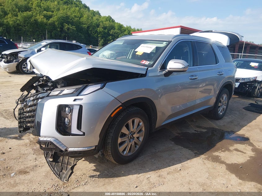 2023 Hyundai Palisade VIN KM8R2DGE8PU628168 IAAI salvage auction — FRONT END, Salvage (West Virginia), sold $4,650 on 2026-07-30 (photo 2)