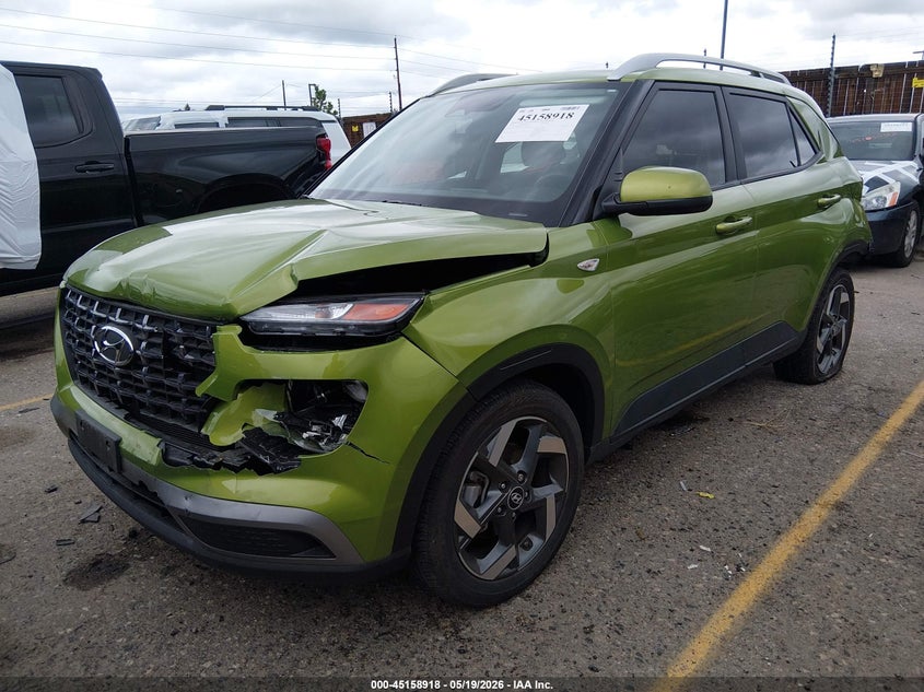 2024 Hyundai Venue VIN KMHRC8A34RU333549 IAAI salvage auction — TRANSMISSION, Salvage (Colorado), sold $25 on 2026-07-28 (photo 2)