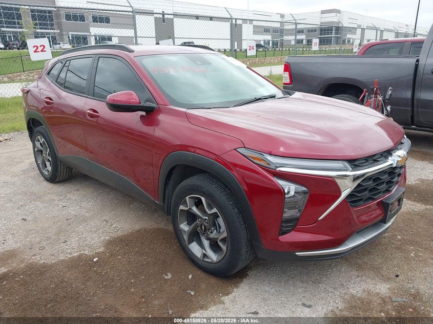 2025 Chevrolet Trax VIN KL77LHEP4SC037819 IAAI salvage auction — HAIL, Original (Texas), sold $11,750 on 2026-07-28 (photo 1)