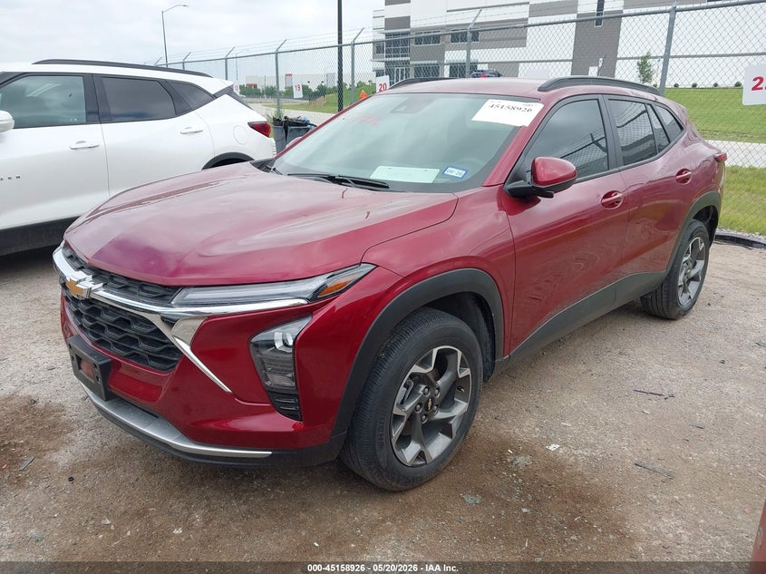 2025 Chevrolet Trax VIN KL77LHEP4SC037819 IAAI salvage auction — HAIL, Original (Texas), sold $11,750 on 2026-07-28 (photo 2)