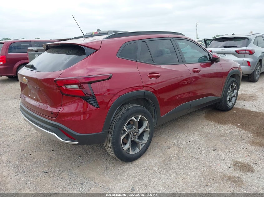 2025 Chevrolet Trax VIN KL77LHEP4SC037819 IAAI salvage auction — HAIL, Original (Texas), sold $11,750 on 2026-07-28 (photo 4)