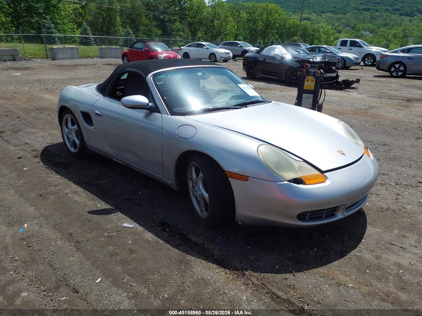 2002 Porsche Boxster VIN WP0CB29802U662619 IAAI salvage auction — SIDE, Salvage (New Jersey), sold $3,025 on 2026-07-09 (photo 1)
