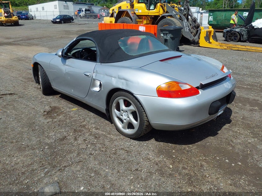 2002 Porsche Boxster VIN WP0CB29802U662619 IAAI salvage auction — SIDE, Salvage (New Jersey), sold $3,025 on 2026-07-09 (photo 3)