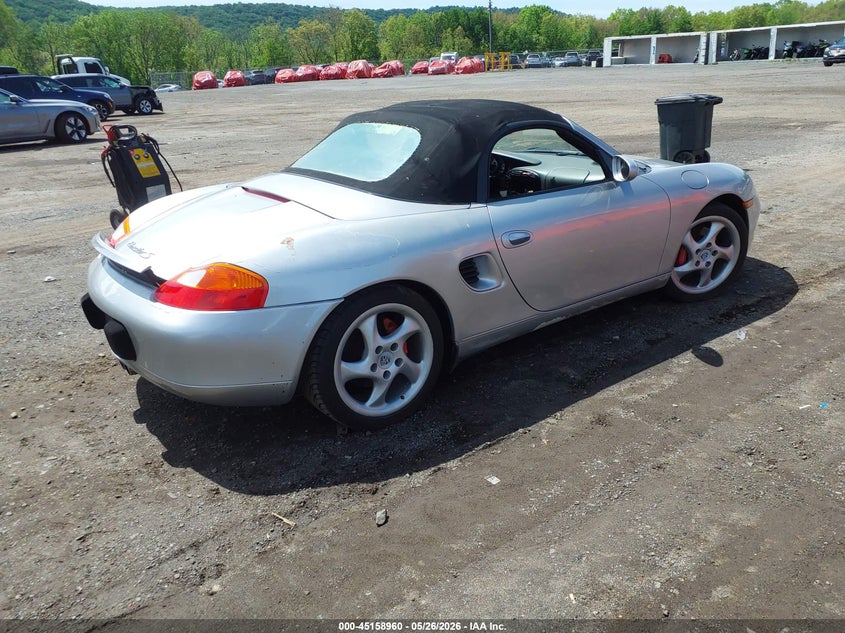 2002 Porsche Boxster VIN WP0CB29802U662619 IAAI salvage auction — SIDE, Salvage (New Jersey), sold $3,025 on 2026-07-09 (photo 4)