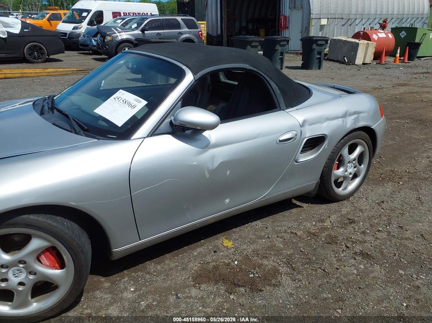 2002 Porsche Boxster VIN WP0CB29802U662619 IAAI salvage auction — SIDE, Salvage (New Jersey), sold $3,025 on 2026-07-09 (photo 6)