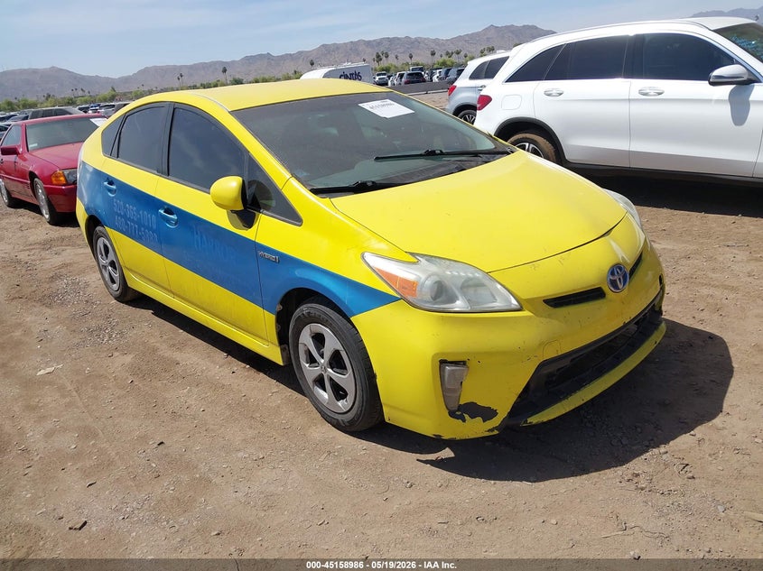 2013 Toyota Prius VIN JTDKN3DU8D5578560 IAAI salvage auction — NORMAL WEAR, Clear-Dealer Only (Arizona), sold $450 on 2026-07-14 (photo 1)