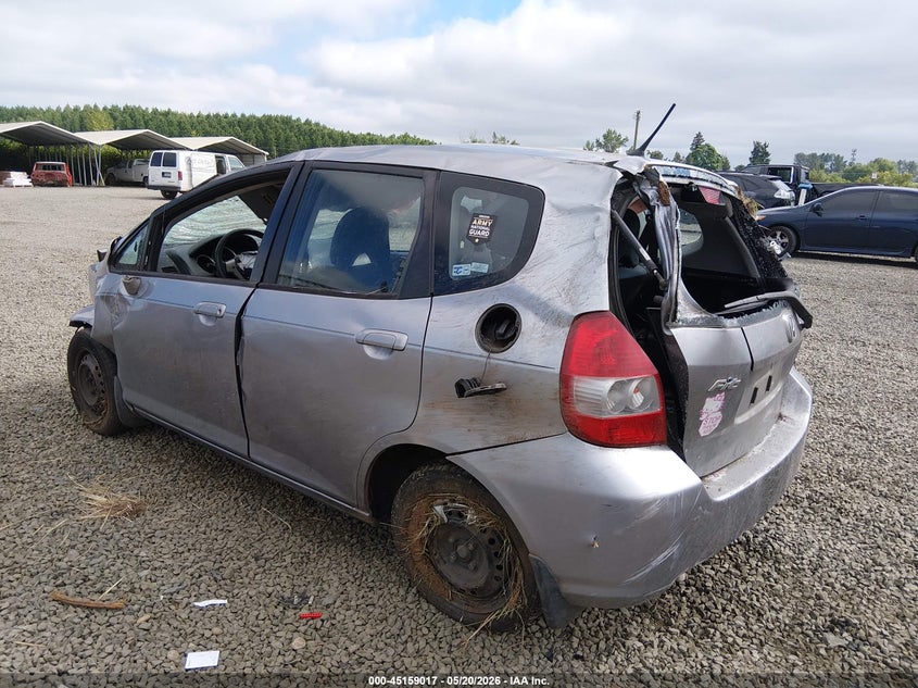 2008 Honda Fit VIN JHMGD38488S047383 IAAI salvage auction — ROLLOVER, Salvage (Oregon), sold $200 on 2026-07-06 (photo 3)